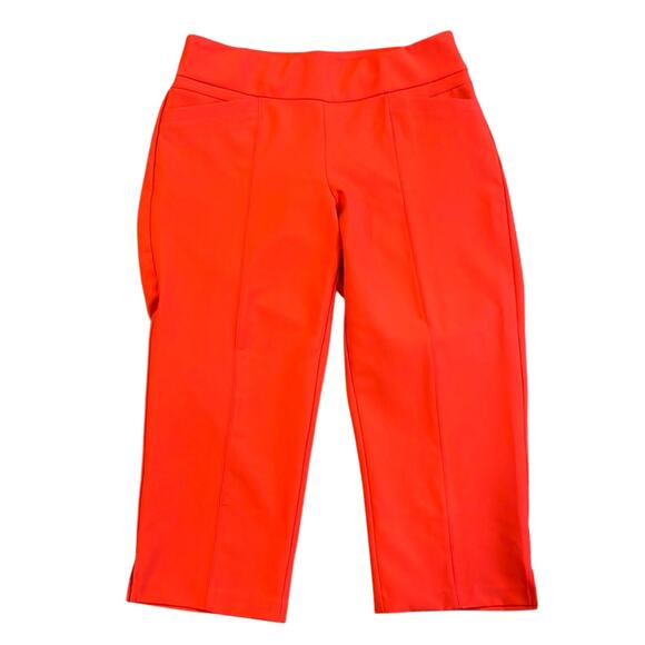 NWOT TAIL Deborah Pull On Capri Golf Pants Size 14 - Picture 2 of 11